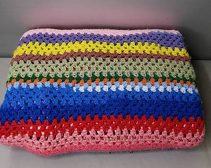 lot 75 image: Handmade Afghan Blanket - Large Approx 80x80 Inches