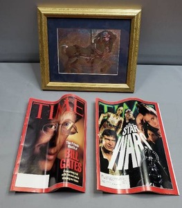 lot 93 image: 8x10 Carousel Horse Picture & Time Magazines