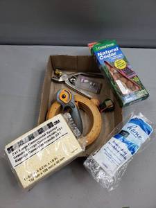 lot 99 image: Sprinkler, NEW IN PACKAGE Sponge, Refill, Cedat Balls, Tools, Friskers, Dremel