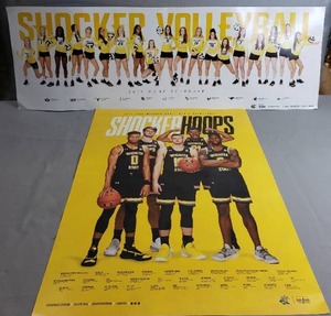 lot 110 image: WSU Shockers Posters Basketball & Volleyball