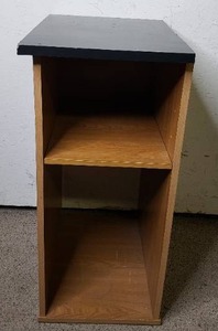 lot 202 image: Storage Cabinet  Shelf  Table 30 Tall - 13 Wide - 19.5 Deep