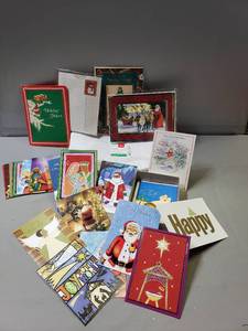 lot 203 image: Holiday Card Assortment, 10 Shirt Boxes, Holiday Notes & Stationary