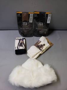 lot 9 image: NEW IN PACKAGE Tights,Socks, Hat