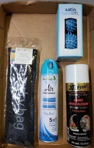 lot 16 image: NEW IN PACKAGE Dryer Balls, Laundry Bag, Air Freshner, House Blessings Spray