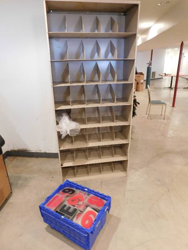 lot 767 image: Metal Display Cabinet