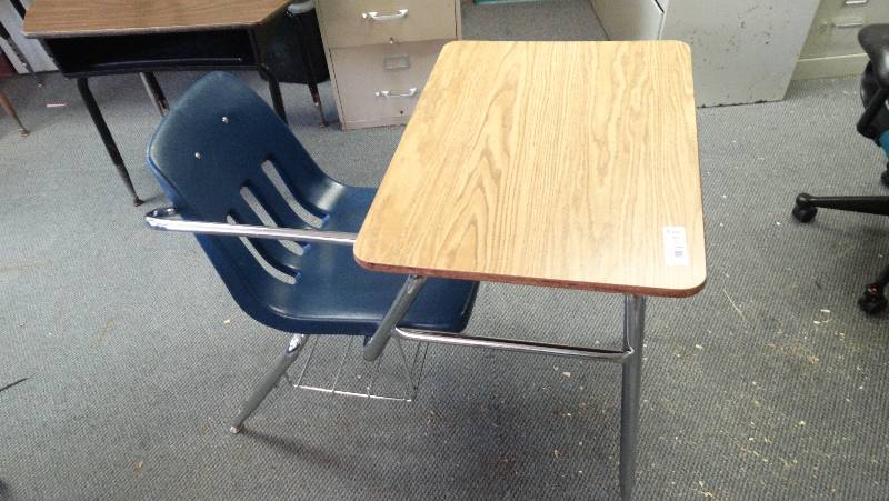 lot 388 image: Child desk wunder seat storage.
