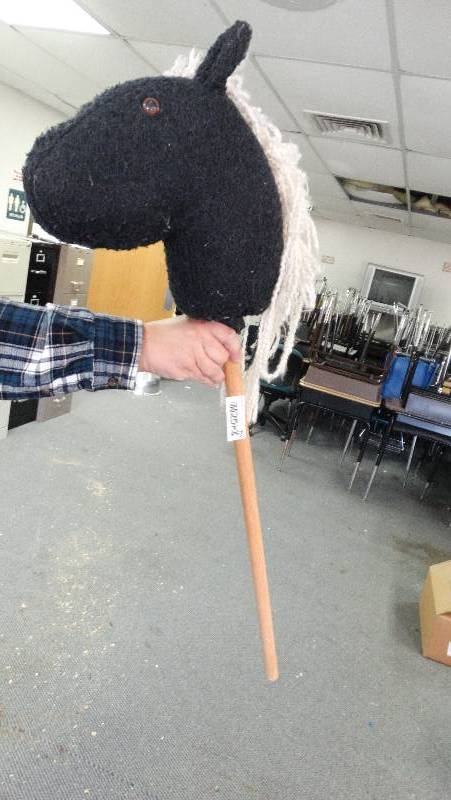 lot 355 image: Pony on a stick.