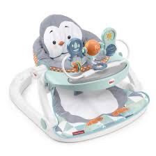 lot 19344 image: Fisher-Price Sit-Me-Up Floor Seat With Toy Tray