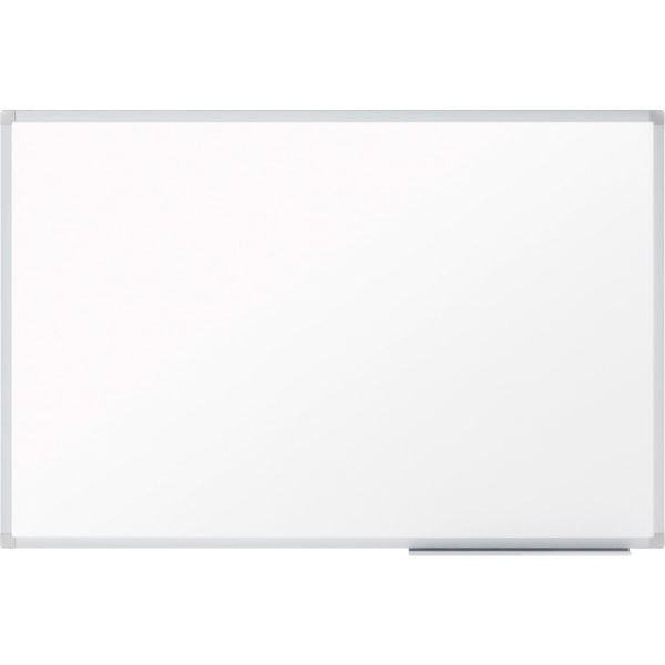 lot 20090 image: Mead Basic Dry-Erase Board 23.8 (2 ft) Width x 17.6 (1.5 ft) Height - White Melamine Surface - Silver Aluminum Frame - 1 Each