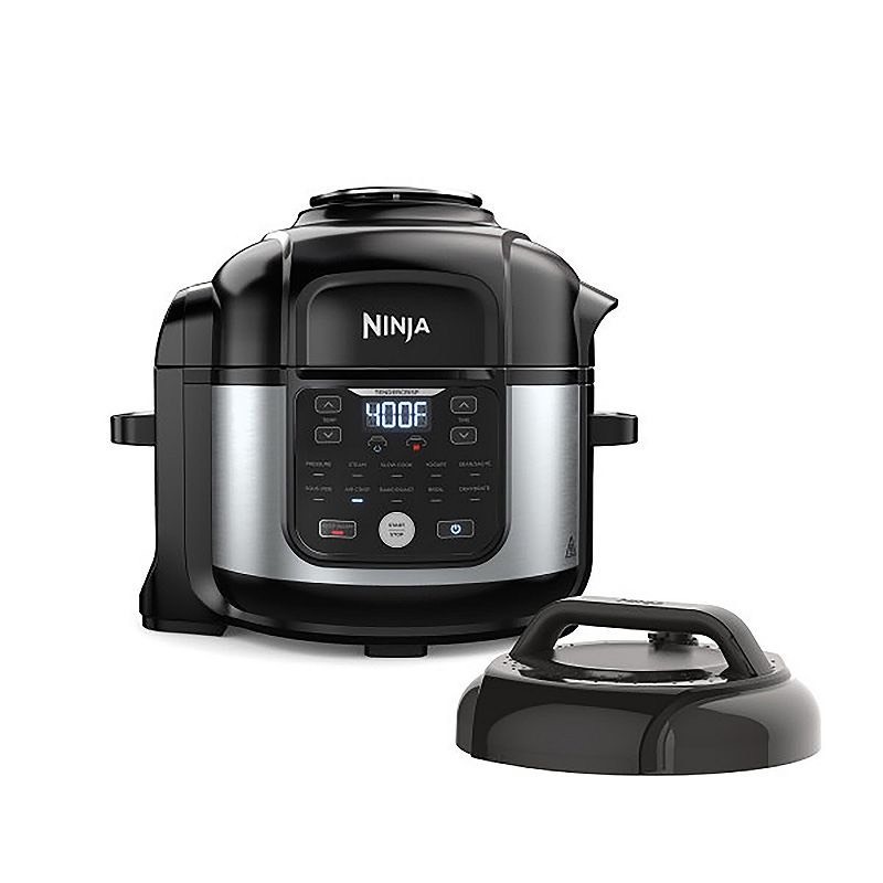 lot 18928 image: Ninja - Foodi 11-in-1 6.5-qt Pro Pressure Cooker  Air Fryer with Stainless finish, FD302 - Stainless Steel
