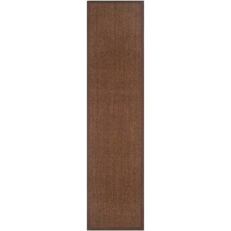 lot 20239 image: 6foot Runner Rug natural fiber light brown