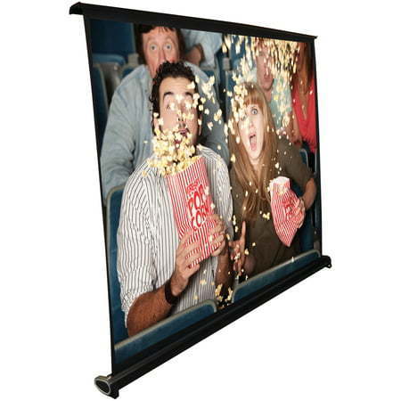 lot 20398 image: Pyle Prjtp46 Retractable Pull-out-style Manual Projector Screen (40-Inch) (screen needs to be reattached)