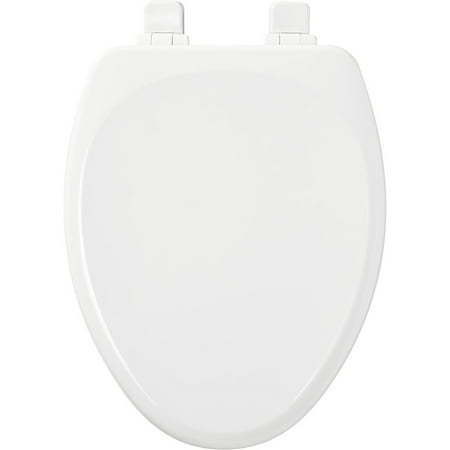 lot 20424 image: Mayfair Slow Close Elongated White Molded Wood Toilet Seat