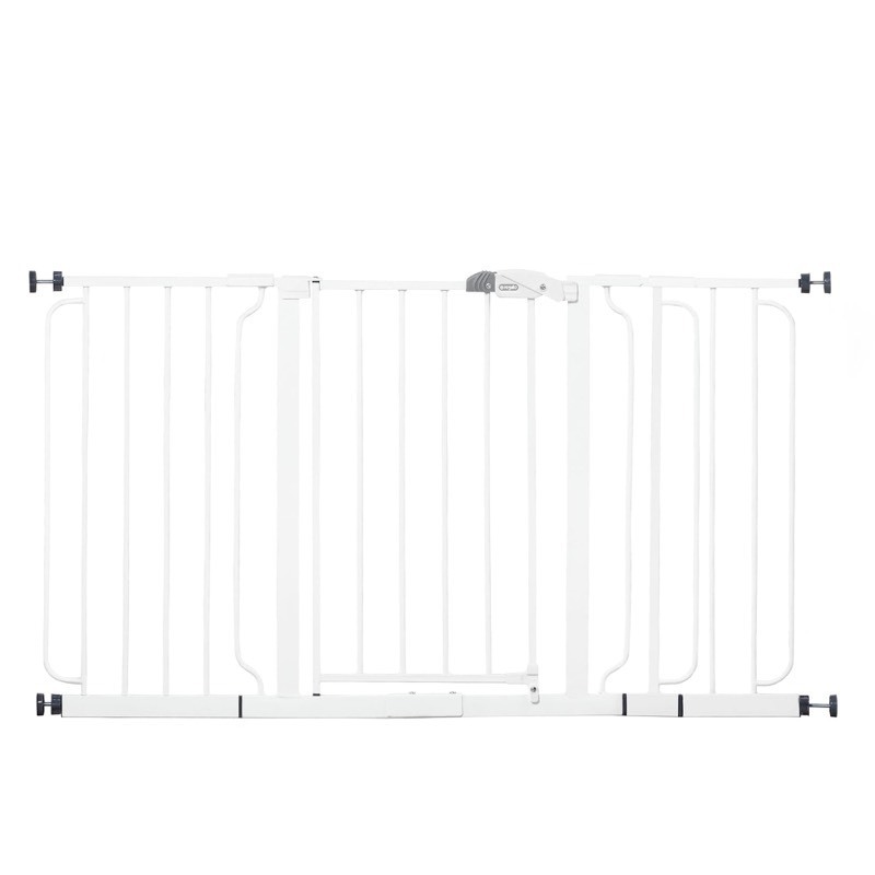 lot 20439 image: Regalo 56 inch Extra WideSpan Walk Through Baby Safety Gate White