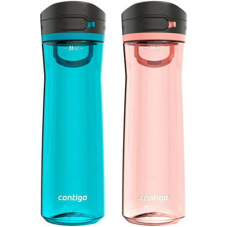 lot 20464 image: Contigo 24 oz. Jackson 2.0 Tritan Water Bottle 2-Pack - JuniperPink Lemonade