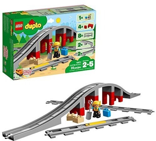 lot 20827 image: Lego Train Bridge and Tracks