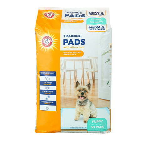 lot 20897 image: Arm & Hammer for Dogs Puppy Training Pads with Attractant Leak-Proof Odor Control
