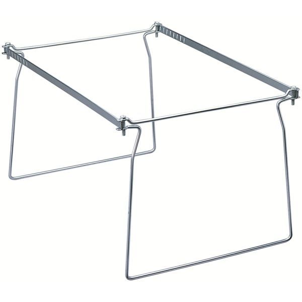 lot 20986 image: Smead 64873 Steel Hanging Folder Drawer Frame Legal Size 23 To 27 Long Gray 2pack