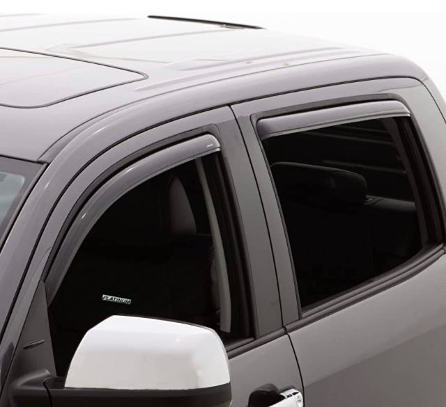 lot 20995 image: Auto Ventshade AVS In-Channel Ventvisor  Rain Guards  Smoke Color, 4 pc  194995  Fits 2015 - 2022 ChevroletGMC ColoradoCanyon Crew Cab