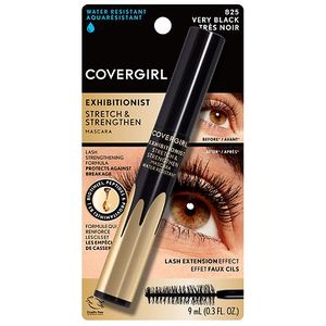 lot 2 image: COVERGIRL Exhibitionist Stretch & Strengthen Water Resistant Mascara - Very Black 825 - 0.3 fl oz