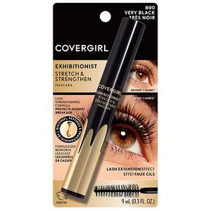 lot 7 image: COVERGIRL Exhibitionist Stretch & Strengthen Mascara - Very Black 800 - 0.3 fl oz