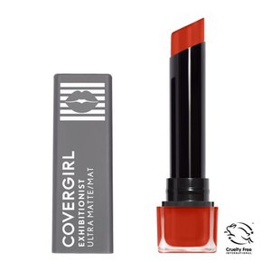 lot 46 image: COVERGIRL Exhibitionist Ultra Matte Lipstick, 675 All Abuzz, 0.09 oz