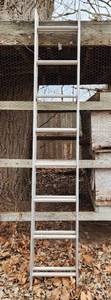 lot 3089 image: Werner 16ft Type 3 Extension Ladder Model D716-2