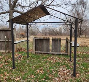 lot 3091 image: Gazebo - 9ft W x 4.5in D x 8ft H