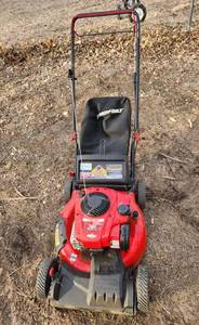 lot 1017 image: Troy-Bilt TB200 150-cc 21-in Self-propelled Gas Lawn Mower with Briggs & Stratton Engine