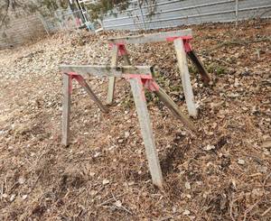 lot 1032 image: Sawhorses
