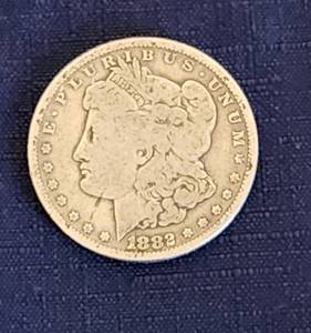 lot 532 image: 1882 O Morgan Silver Dollar