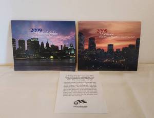 lot 533 image: 2009 US Mint Uncirculated Coin Set Denver and Philadelphia