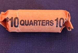 lot 542 image: Partial Roll of Bicentennial 1776-1976 Quarters