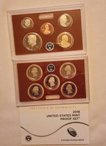 lot 548 image: 2018 US Mint Proof Set