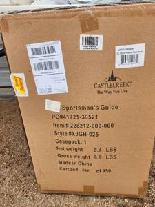 lot 4006 image: CASTLECREEK 3-shelf Portable Greenhouse Item # 228212 New in Box