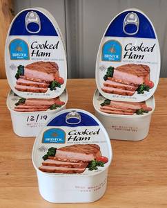 lot 4032 image: Bristol Cooked Ham (6) Cans - Best Buy Date 12-19-19