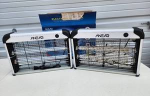 lot 4068 image: (2) ANEAR Bug Zappers - 1 is New and 1 Used