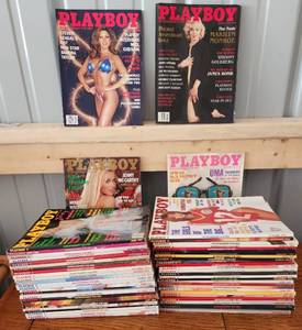 lot 4089 image: Playboy Magazines 1980s x 1990s