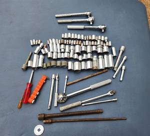 lot 4109 image: Variety of Sockets, Extensions and Ratchets