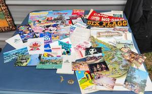 lot 6004 image: Vintage Disneyland and Six Flags Memorabilia