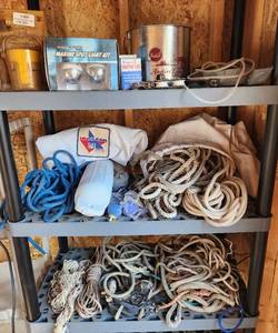 lot 2030 image: Boat Rope and Boat Accessories