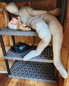 lot 2037 image: Fabric Mannequin and Mask