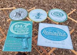 lot 2043 image: Metal Signs