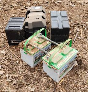 lot 2146 image: Batteries and Battery Boxes