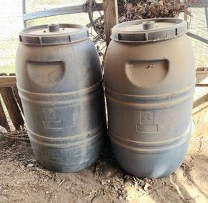 lot 2092 image: (2) Water Barrels