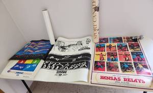 lot 4167 image: Vintage 1988 Worlds Junior II, Olympic Festival 1989, 1989 NCAA and Canada Sports Posters