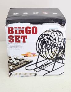 lot 4168 image: Bingo Set with Cage, Balls, Cards and Markers