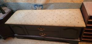 lot 6070 image: Bookcase, End Table, Footstool, DVDs and Books - UPSTAIRS
