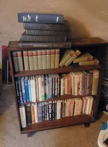 lot 6076 image: Bookshelf and Books - Upstairs - BRING HELP TO REMOVE ITEMS