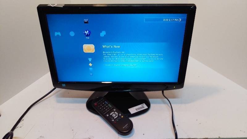 lot 996 image: Sharp LCD 19 Television